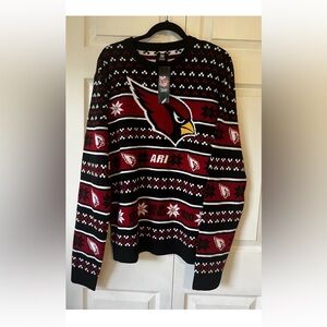nfl team apparel Arizona Cardinals Sweater Pullover Size L